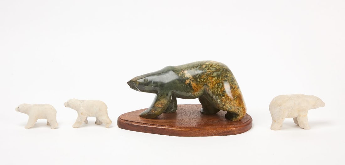 Four Inuit Stone Bears - 2