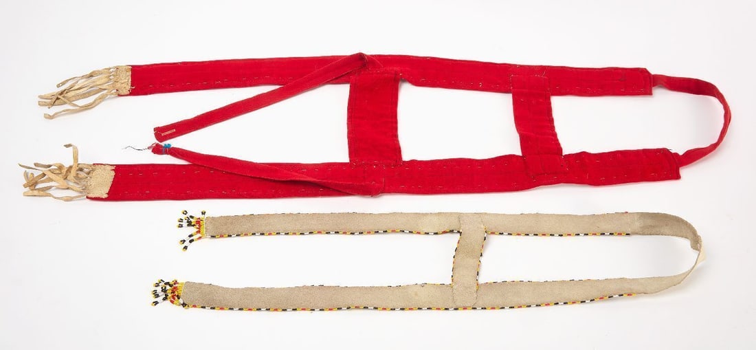 Two Native American Beaded Sashes - 2