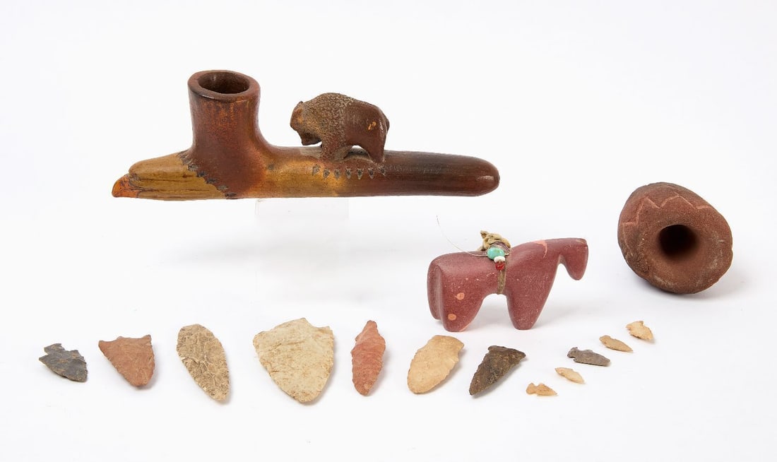 Group of Native American Implements - 2