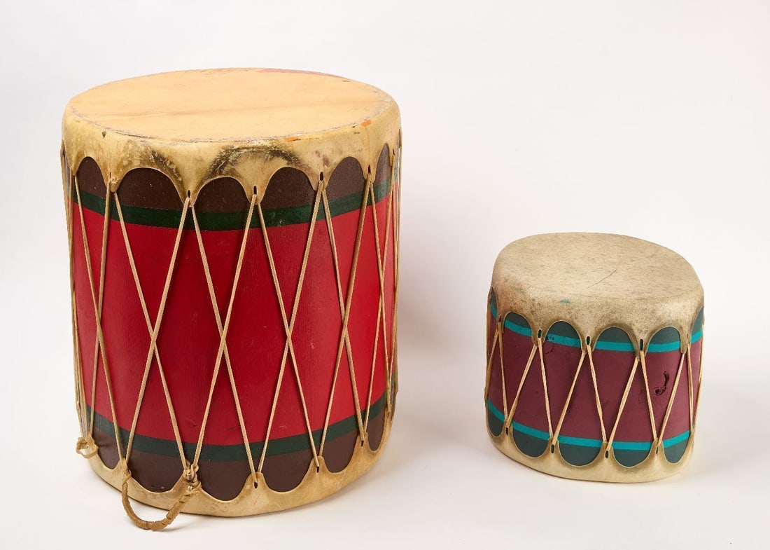 Two Native American Drums - 3