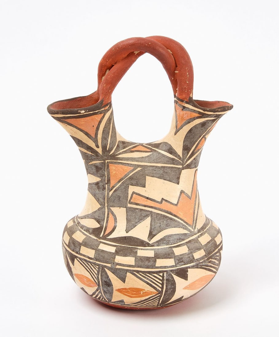 Isleta Polychrome Wedding Vase (1 of 4)
