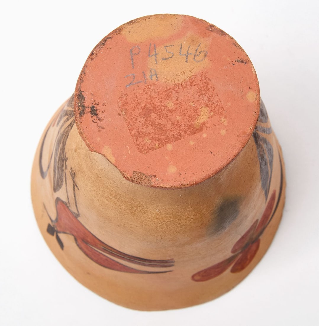 Zia Footed Cup with Bird - 3