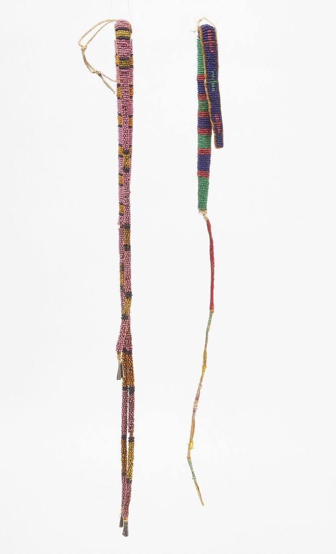 Two Native American Sioux Beaded Awl Cases (1 of 3)