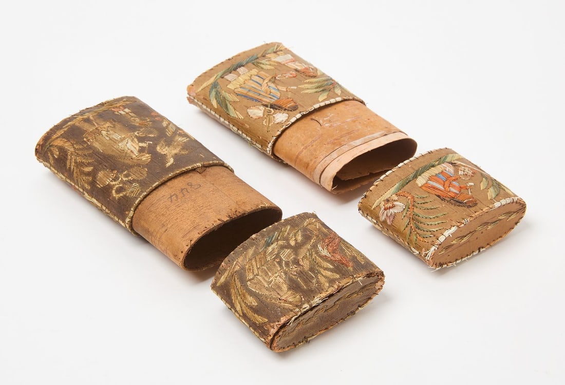 Two Small Quillwork Cases - 3
