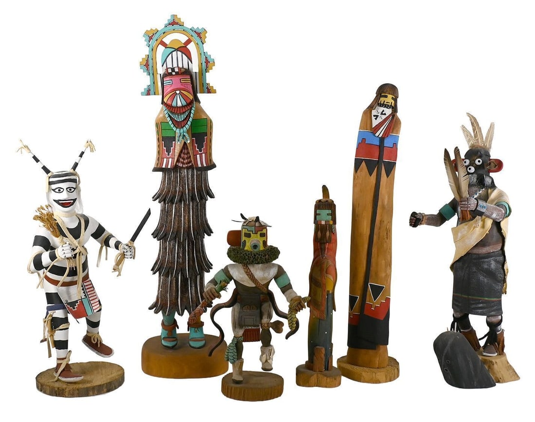 Group of Six Kachina Dolls (1 of 6)