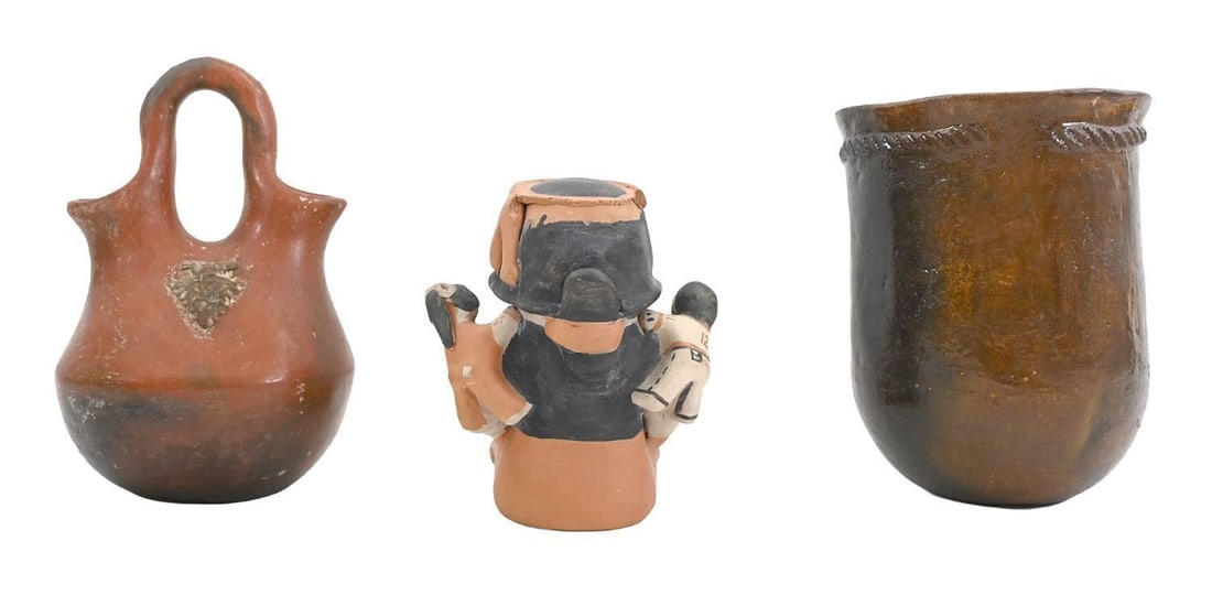 Pueblo Storyteller and Native Pottery - 2