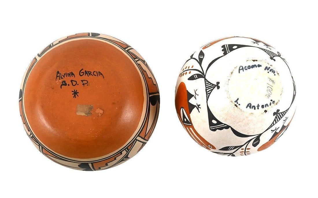 Group of Signed Native American Pottery by Various Pueblo and Hopi Artists - 4
