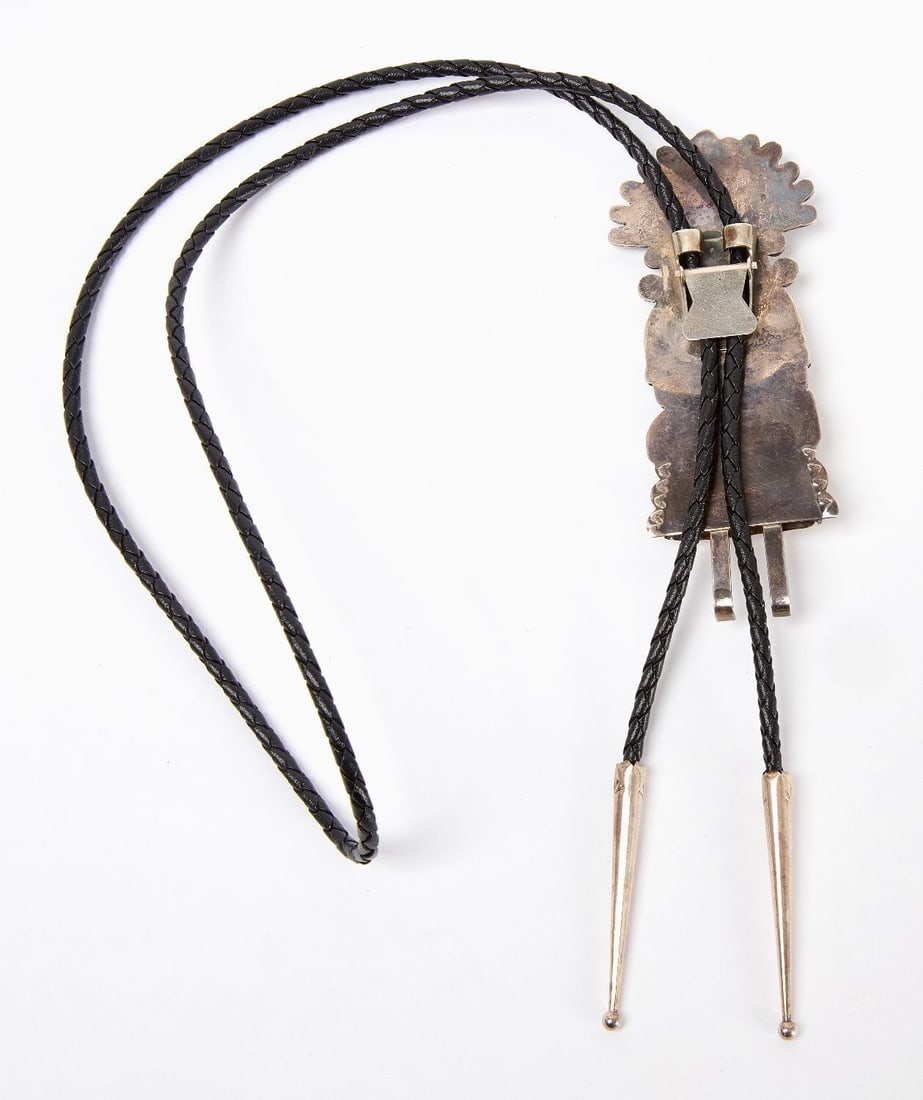 Sterling Kachina Bolo Tie - 2