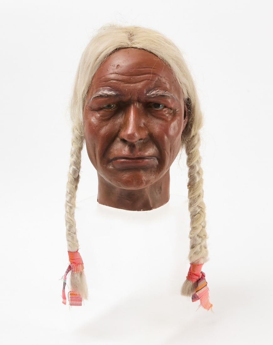 Native American Pottery Head (1 of 4)