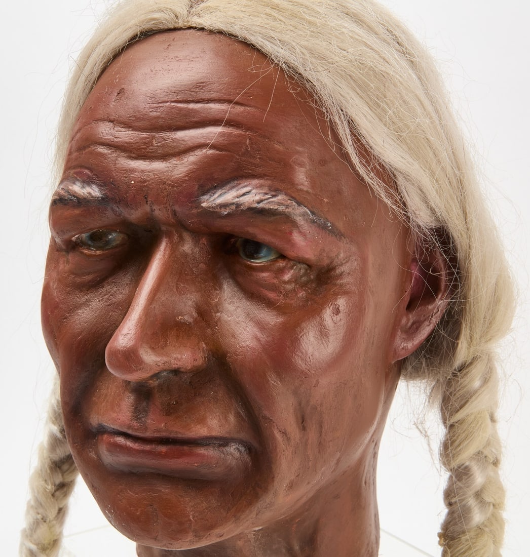 Native American Pottery Head - 2