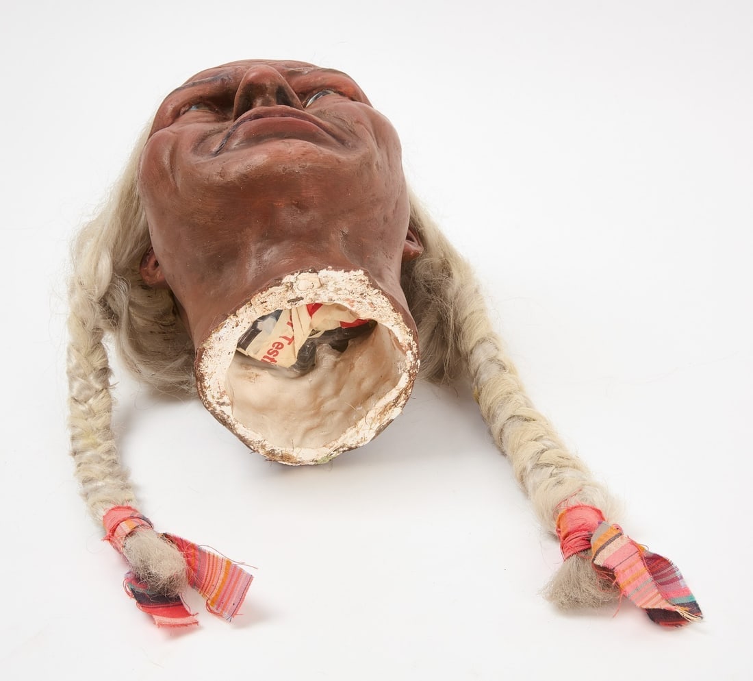 Native American Pottery Head - 4