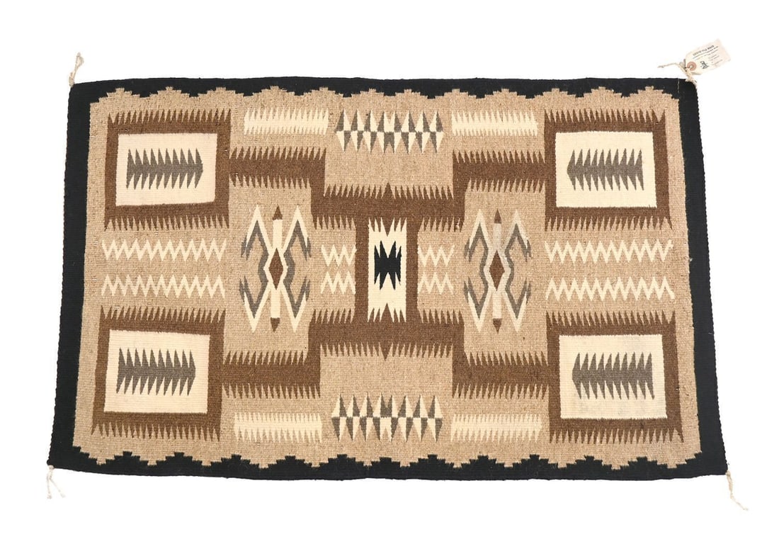 Group of Four Navajo Woven Rugs, Including Karen Bahe and Tom Annie Peshlakai - 5