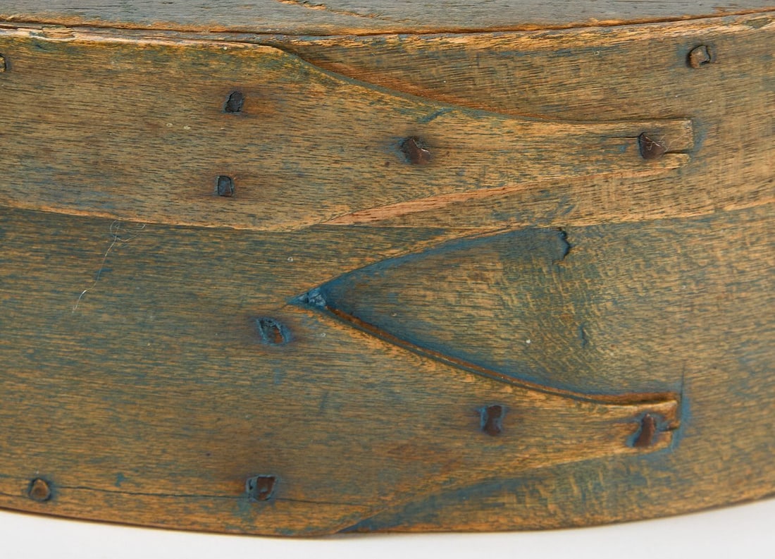 Shaker Box in Blue Paint - 5