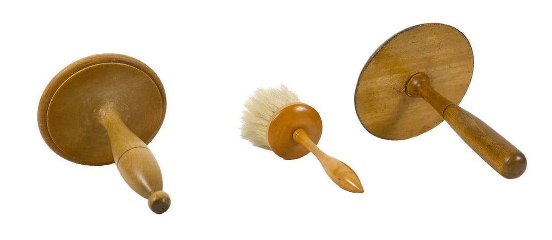 Two Shaker Darning Tools and Shaker Brush - 3
