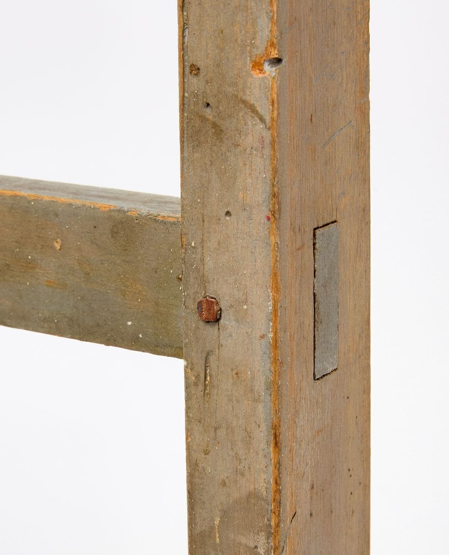 Quilt Rack in Grey Paint - 4