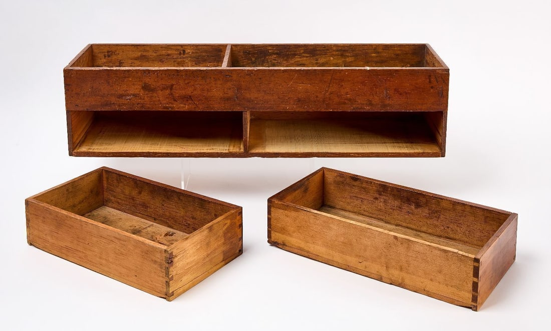 Shaker Two-Drawer Work Box - 2