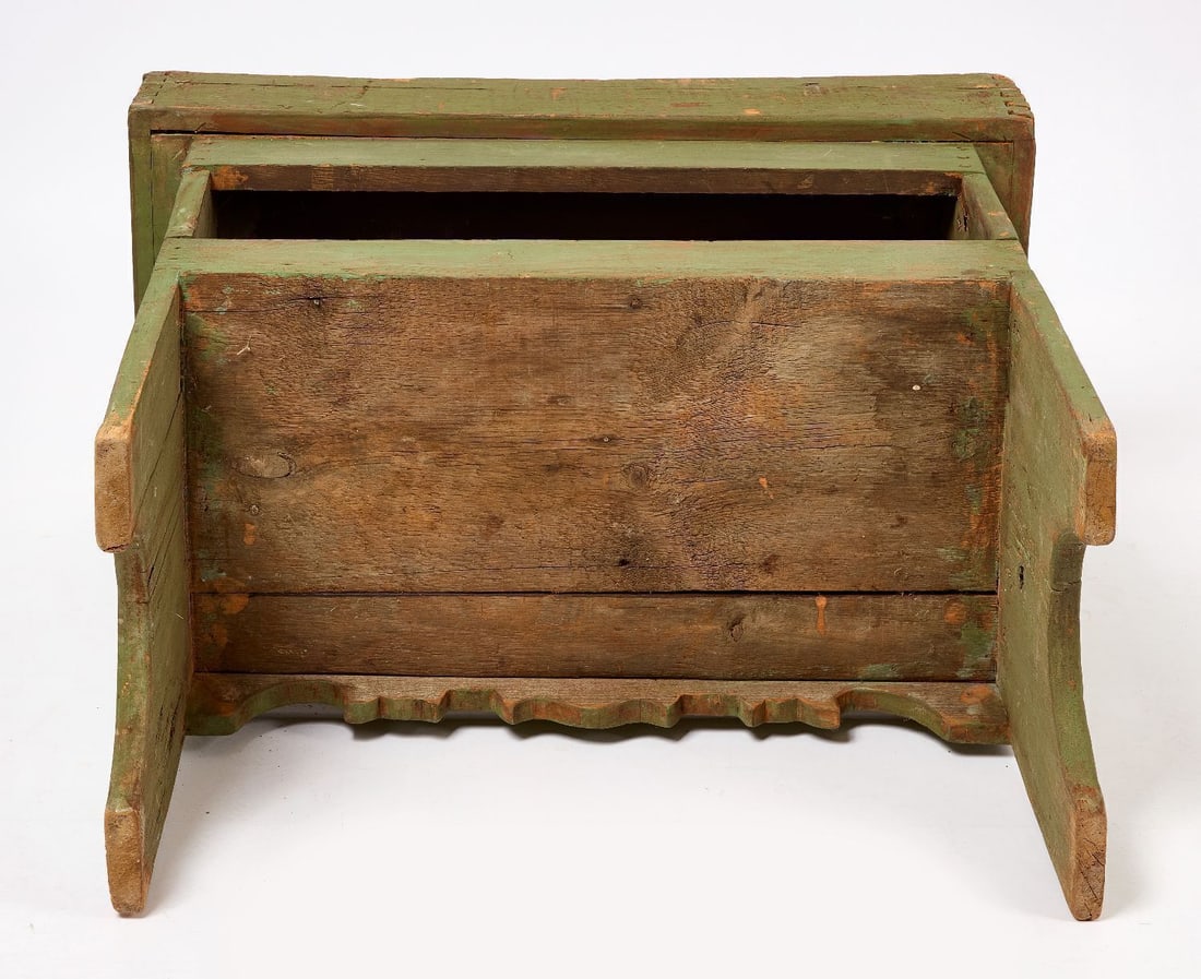 Dry Sink in Green Paint - 3