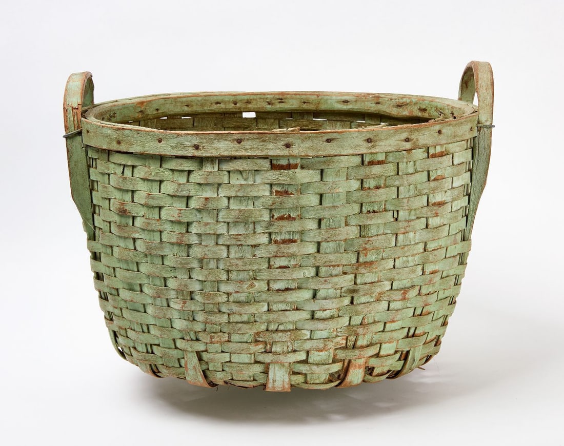 Painted Gathering Basket - 2
