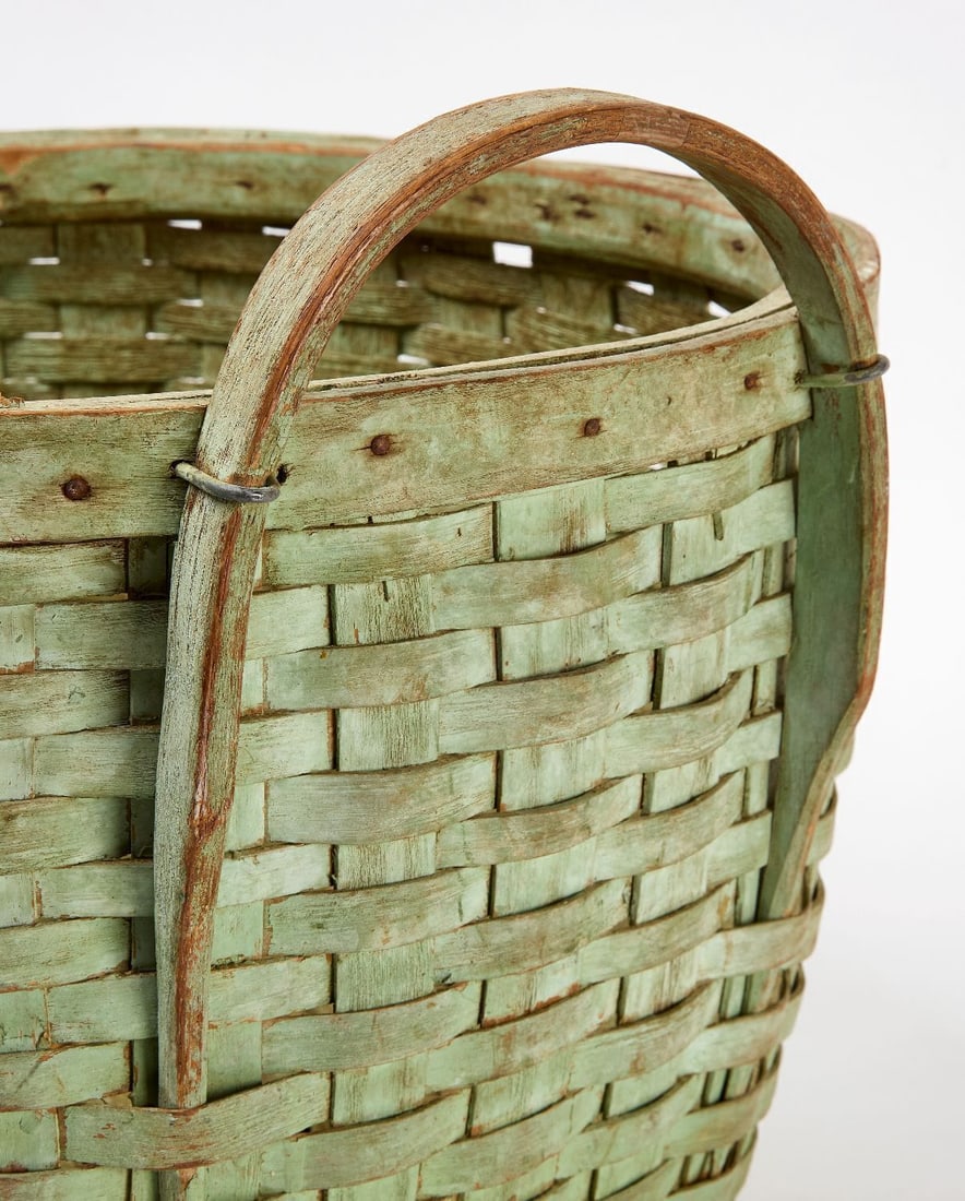 Painted Gathering Basket - 3