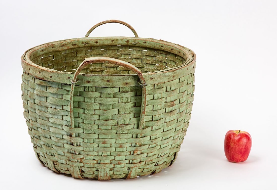 Painted Gathering Basket - 6