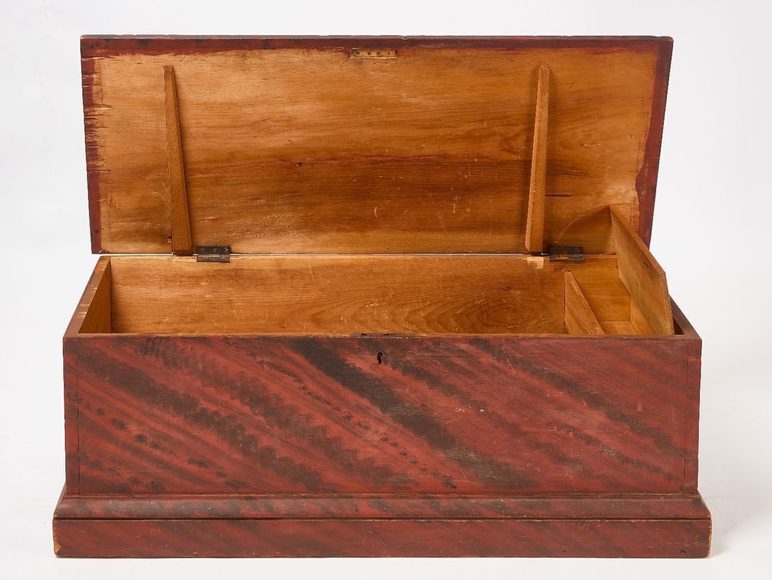 Paint-Decorated Blanket Chest - 3