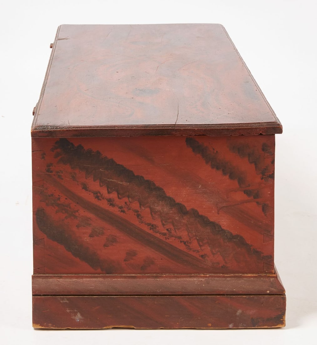 Paint-Decorated Blanket Chest - 7