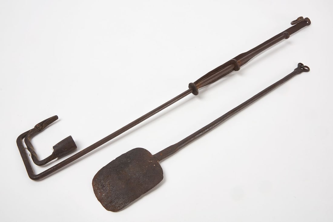 Two Early Fireplace Tools - 2