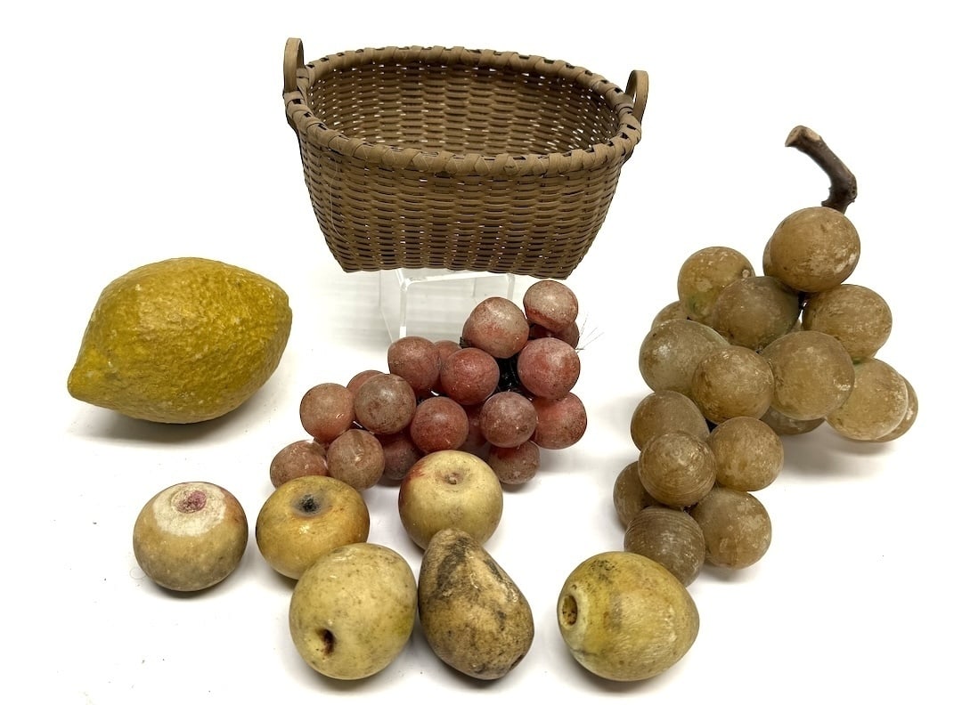 Stone Fruit with Splint Basket - 2