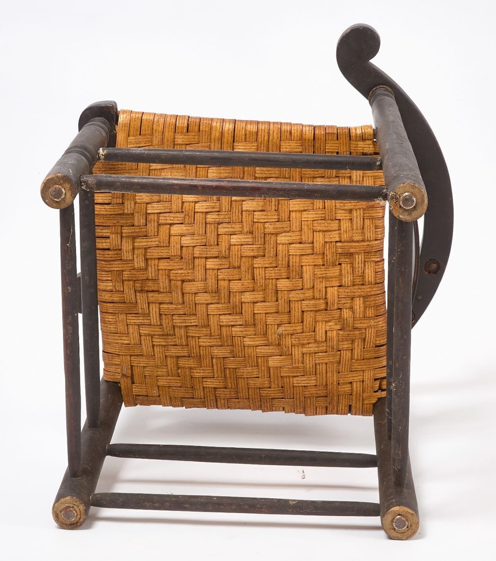 Corner Chair in Black Paint - 3