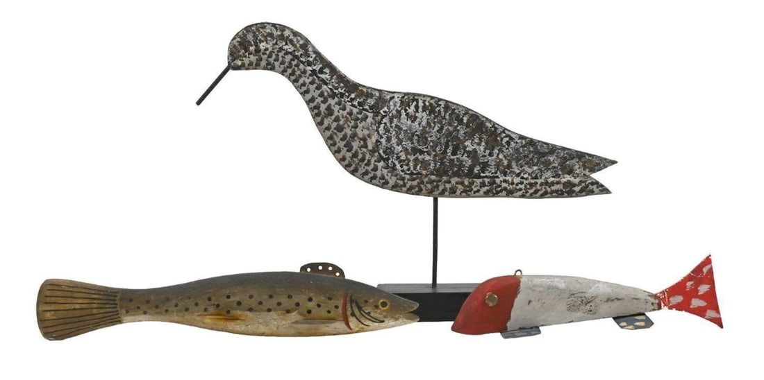 Group of Bird Decoys and Fish Lures - 3