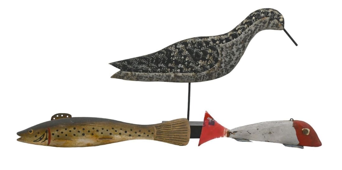 Group of Bird Decoys and Fish Lures - 4