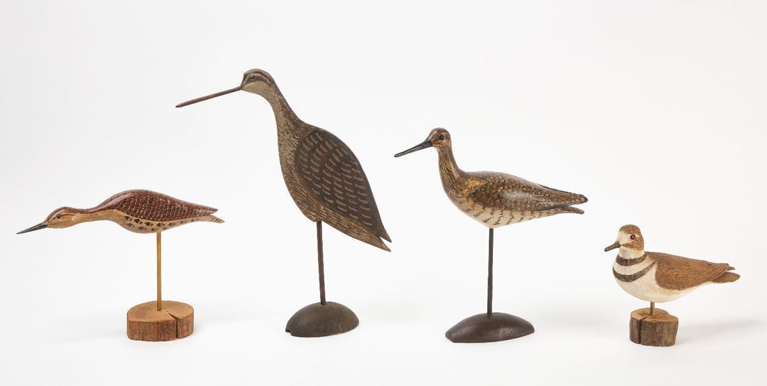 Four Shorebird Decoys - 2