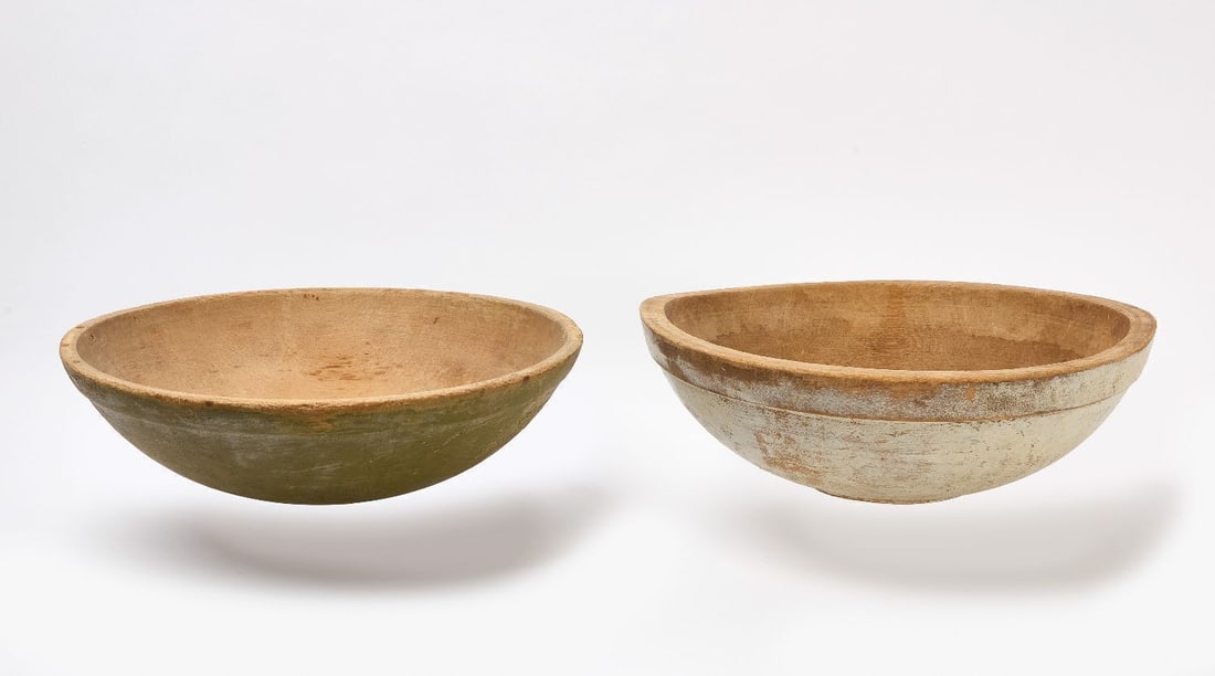 Two Turned and Painted Bowls (1 of 4)