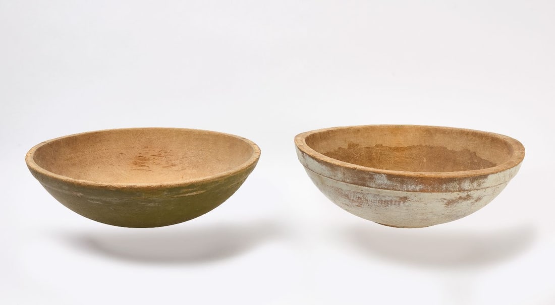 Two Turned and Painted Bowls - 2