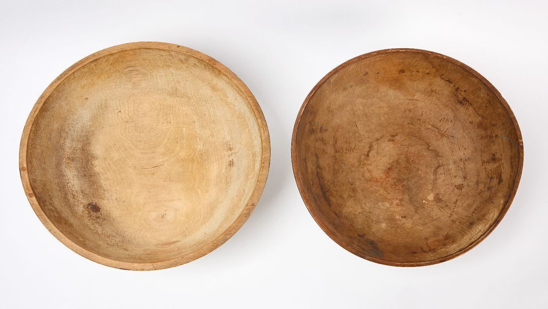 Two Turned and Painted Bowls - 3