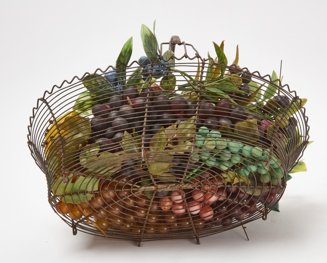 Wire Basket with Fruits - 3