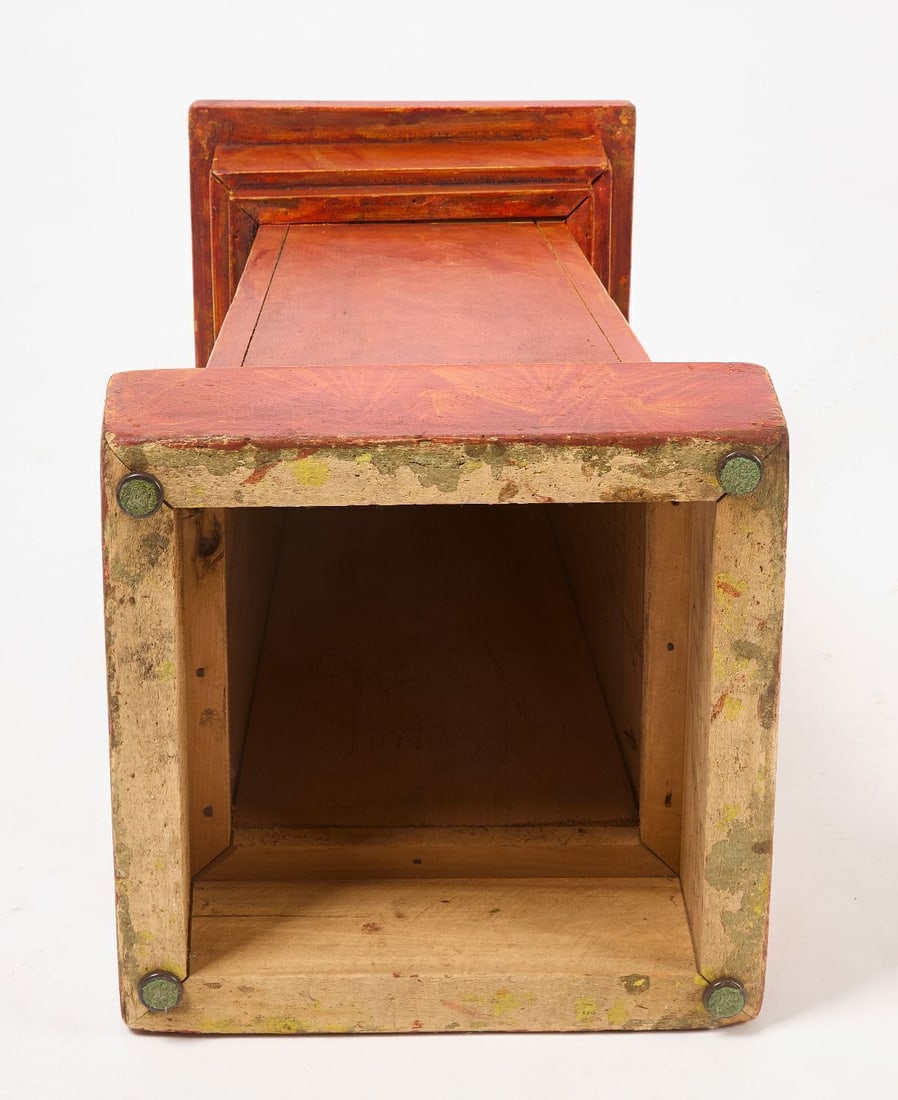 Four Braided Rugs, Grain Painted Pedestal, and Child's High Back Chair - 14