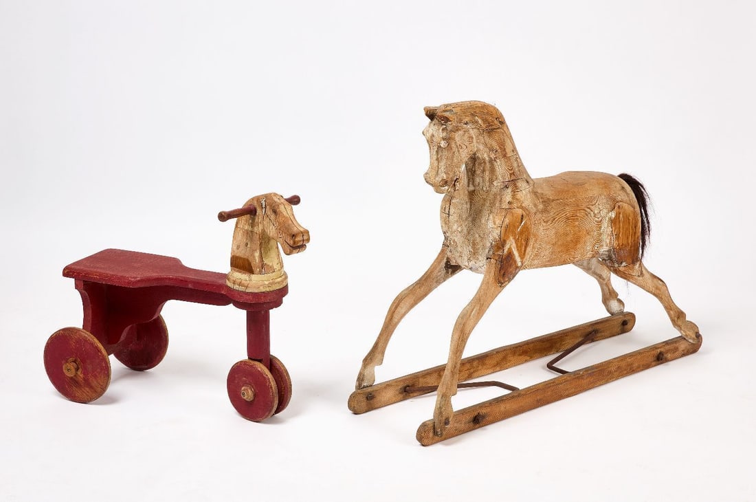 Two Wooden Toy Horses (1 of 2)