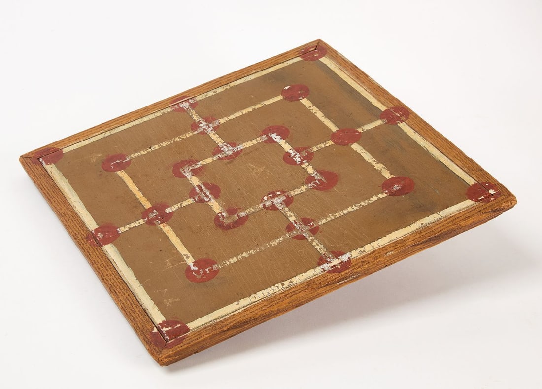 Parcheesi Gameboard with Checkers - 3