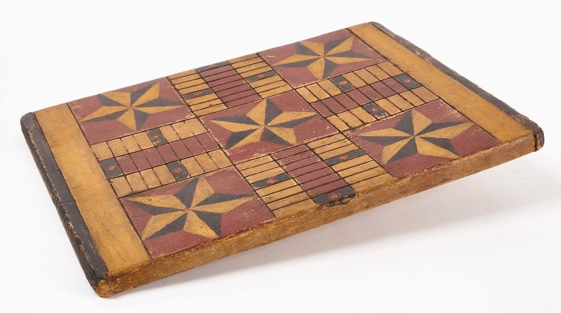Painted Parcheesi Gameboard - 3