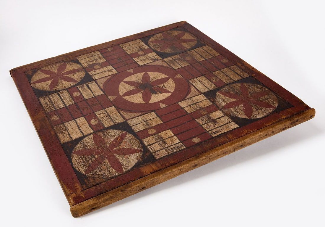 Parcheesi Gameboard with Checkers - 3
