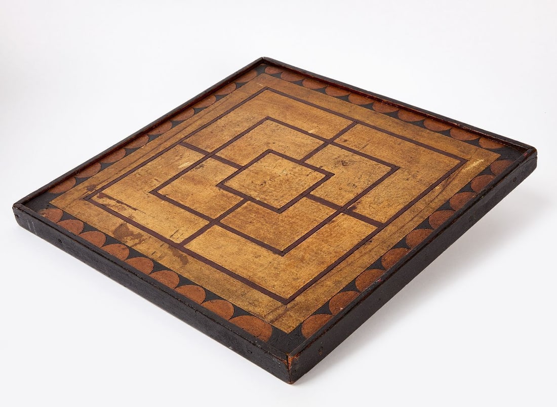 Parcheesi Gameboard with Checkers - 3
