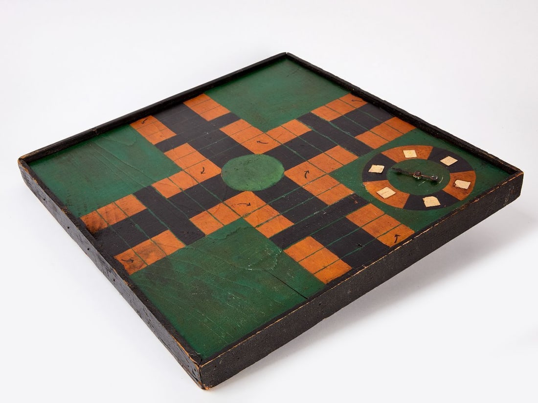 Parcheesi Gameboard with Checkers - 3