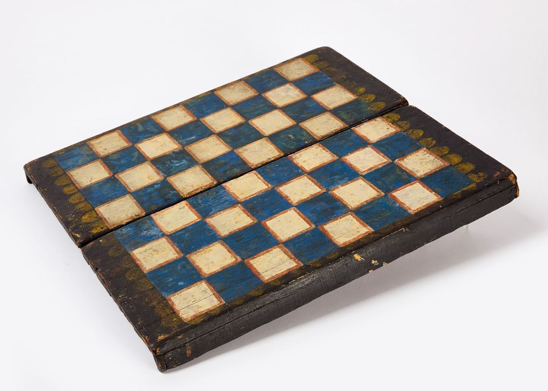 Folding Thumbprint Checkers Gameboard - 3