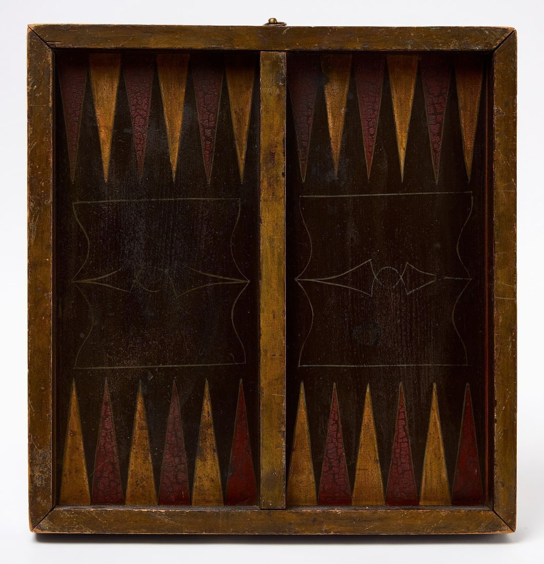 Backgammon Gameboard with Checkers - 3