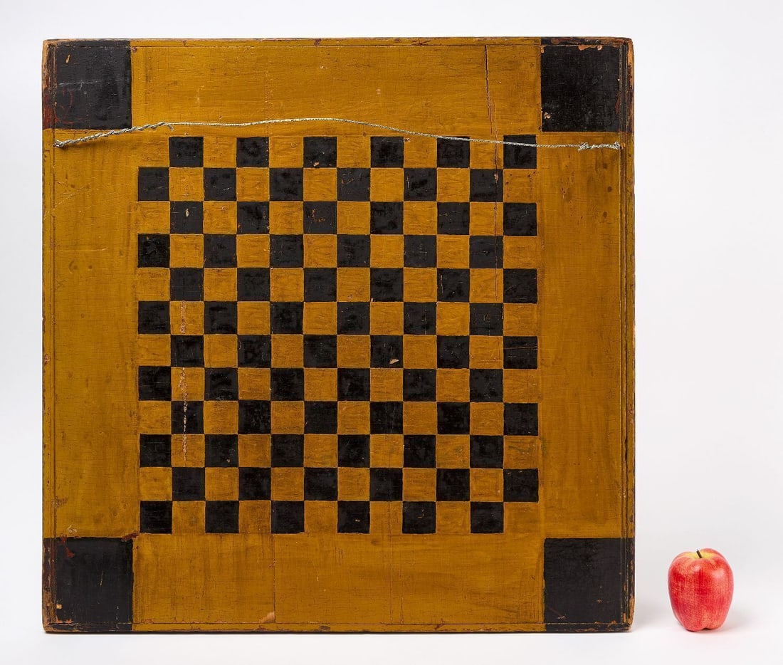 Rare Quebec Parcheesi Gameboard with Checkers - 3