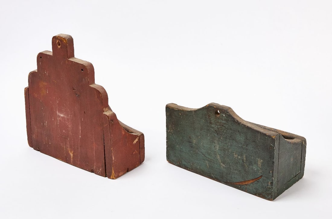 Two Painted Candle Boxes - 3