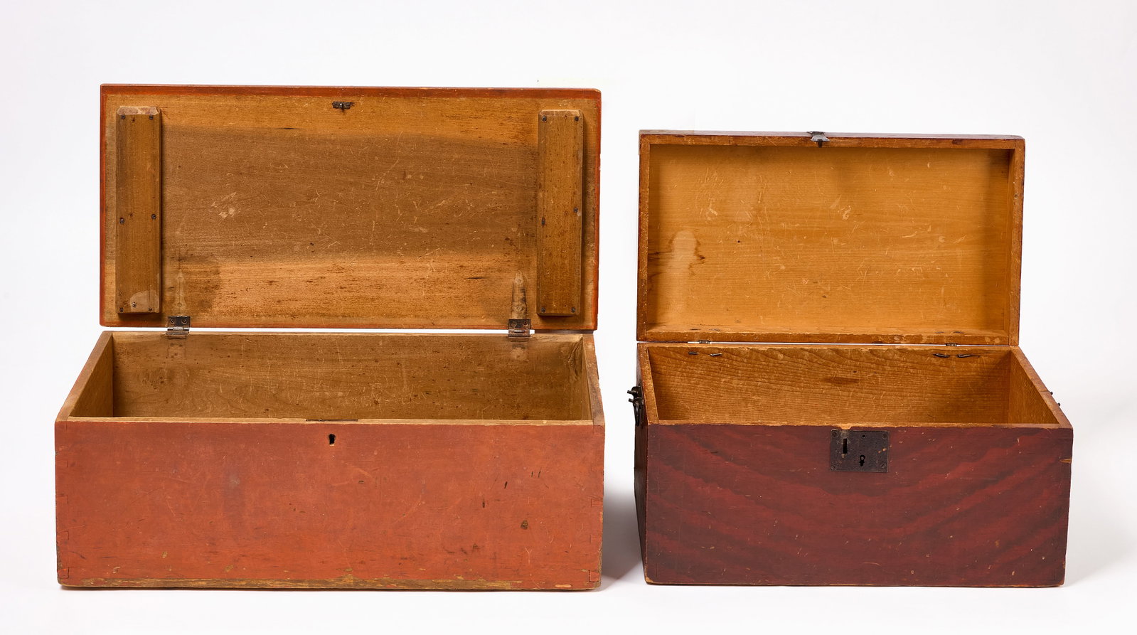 Two Painted Storage Boxes - 3