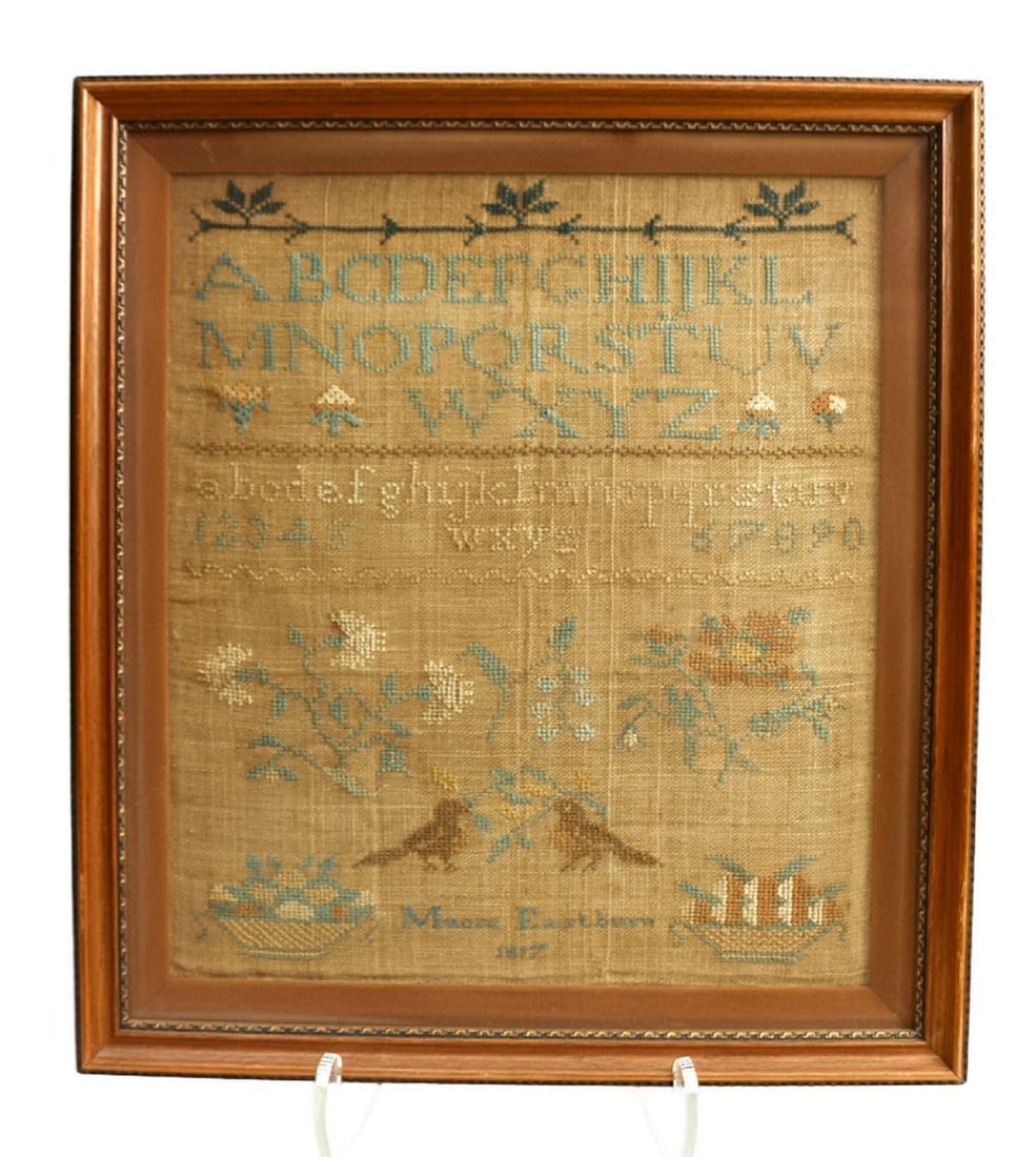Needlework Sampler - Macre Eastburn, 1817 (1 of 1)