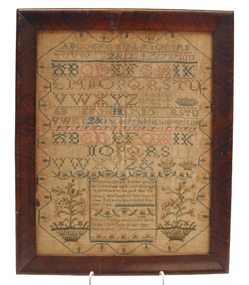 Needlework Sampler - Nancy Mulford, 1794 (1 of 1)